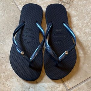 Havaianas Dark Blue Flip Flops